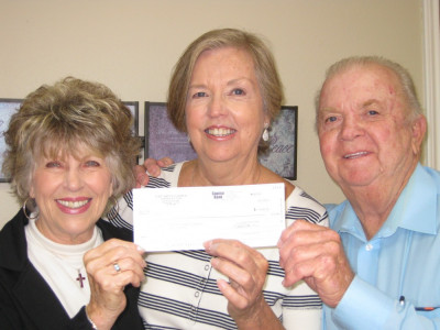 Between Mother’s Day and Father’s Day they collect funds in Baby Bottles